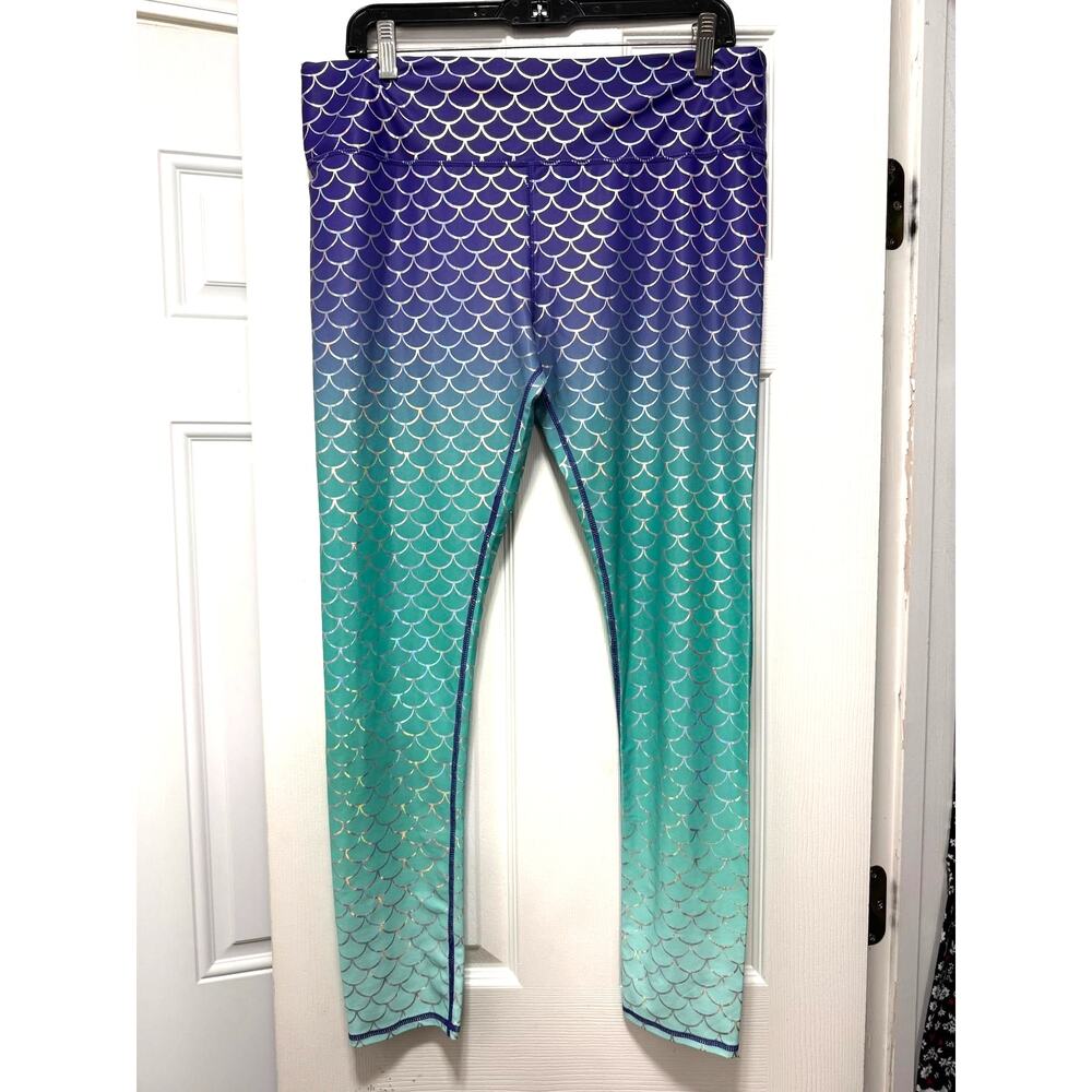 Oh My Disney‎ Store Size XL Ombre The Little Mermaid Ariel Iridescent Leggings